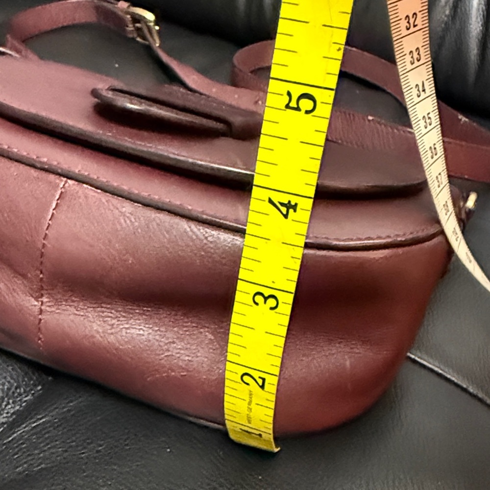 RADLEY LONDON Burgundy Leather Saddle Crossbody Bag (REHAB) - Picture 14 of 16
